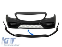 Mercedes-Benz C-Klasse (W205) Edition 1 Design Első Lökhárító Toldat (Évj.: 2014 - 2018) by CarKitt