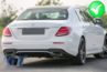 Mercedes-Benz E-Klasse (W213) E53 AMG Silver Style Hátsó Diffúzor / Króm Kipufogóvéggel (Évj.: 2016-tól) by CarKitt