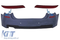 BMW 5-ös széria (F10) M5-Tech Hátsó Lökhárító Macskaszempár (Évj.: 2011 - 2017) by CarKitt