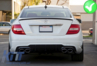 Mercedes-Benz C-Klasse (W204) C63 AMG Design Hátsó Lökhárító Diffúzor (Évj.: 2012 - 2016) by CarKitt