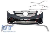 Mercedes-Benz GLE-Klasse (C292) A-Design Kupé Első Lökhárító Splitter Készlet (Évj.: 2015 - 2018) by CarKitt