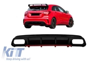 Mercedes-Benz A-Klasse (W176) A45 AMG Red-Line Hátsó Lökhárító Diffúzor (Évj.: 2013 - 2018) by CarKitt