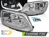 VW Touran (1T2) Caddy (2K) Tube Light, Tru DRL, Dinamikus LED-es Első Fényszóró (Évj.: 2010.08 - 2015) by Tuning-Tec