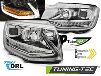 VW Transporter (T6) Tube Light, Dinamikus LED-es Első Fényszóró (Évj.: 2015-től) by Tuning-Tec