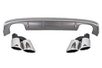 Audi A3 (8V) S3 Quad Design Hátsó Diffúzor és Kipufogóvég (Évj.: 2012 - 2015) by CarKitt