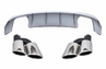 Audi A3 (8V) S-Line Design Hátsó Diffúzor és Kipufogóvég (Évj.: 2016 - 2019) by CarKitt