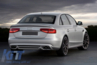 Audi A4 (B8) RS4 Design Első Lökhárító, Hátsó Diffúzor és Króm Kipufogóvég (Évj.: 2012 - 2015) by CarKitt