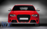 Audi A4 (B8) RS4 Design Első Lökhárító, Hátsó Diffúzor és Króm Kipufogóvég (Évj.: 2012 - 2015) by CarKitt