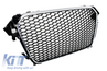 Audi A4 (B8) RS4 Design Jelnélküli Hűtőrács, Króm Kipufogóvégek és Hátsó Diffúzor (Évj.: 2012 - 2015) by CarKitt