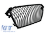 Audi A4 (B8) RS4 Design Jelnélküli Hűtőrács, Króm Kipufogóvégek és Hátsó Diffúzor (Évj.: 2012 - 2015) by CarKitt
