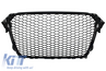 Audi A4 (B8) RS4 Design Jelnélküli Hűtőrács, Króm Kipufogóvégek és Hátsó Diffúzor (Évj.: 2012 - 2015) by CarKitt