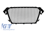 Audi A4 (B8) RS4 Design Jelnélküli Hűtőrács, Króm Kipufogóvégek és Hátsó Diffúzor (Évj.: 2012 - 2015) by CarKitt