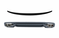 Audi A4 (B8) AB Design Hátsó Diffúzor, Króm Kipufogóvégek és Csomagtér Spoiler (Évj.: 2012 - 2015) by CarKitt