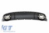 Audi A4 (B8) RS4 Design Hátsó Diffúzor és Króm Kipufogóvégek (Évj.: 2012 - 2015) by CarKitt