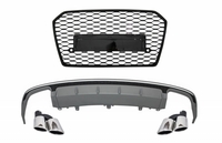 Audi A6 (4G) S6 Design Jelnélküli Hűtőrács és Hátsó Diffúzor (Évj.: 2015 - 2018) by CarKitt