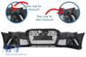 Audi A6 (4G) RS6 Design Első Lökhárítók és LED DRL Fényszórópár (Évj.: 2011 - 2018) by CarKitt