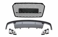 Audi A7 (4G) S7 Design Jelnélküli Hűtőrács és Hátsó Diffúzor (Évj.: 2015 - 2017) by CarKitt