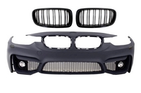 BMW 3-as széria (F30, F31) M3 Sport EVO Design Első Lökhárító, Ködlámpapár és Vesepár (Évj.: 2011 - 2018) by CarKitt