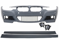 BMW 3-as széria (F30, F31) M-Technik Design Első Lökhárító, Küszöbpár és Ködlámpapár (Évj.: 2011 - 2019) by CarKitt