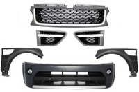 Land Rover Range Rover Sport (L320) Autobiography Design Első Lökhárító, Sárvédők, Hűtőrács és Ködlámpapár (Évj.: 2005 - 2013) by CarKitt