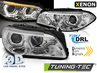 BMW 5-ös széria (F10, F11) Dinamikus LED-es 3D Angel Eyes Bi-Xenon Első Lámpa (Évj.: 2010 - 2013) by Tuning-Tec