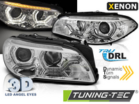 BMW 5-ös széria (F10, F11) Dinamikus LED-es 3D Angel Eyes Bi-Xenon Első Lámpa (Évj.: 2010 - 2013) by Tuning-Tec