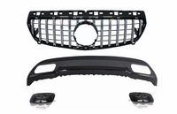 Mercedes-Benz A-Klasse (W176) Sport Pack GTR Design Hűtőrács, AMG Design Kipufogóvég és Diffúzor (Évj.: 2012 - 2015.8) by CarKitt