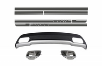 Mercedes-Benz A-Klasse (W176) Sport Pack AMG Design Kipufogóvég, Diffúzor és Dekormatrica (Évj.: 2012 - 2018) by CarKitt