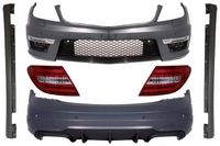 Mercedes-Benz C-Klasse (W204) C63 AMG Facelift Style Bodykitt és LED-es Hátsó Lámpapár (Évj.: 2007 - 2015) by CarKitt