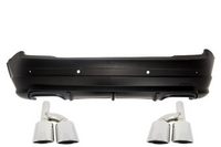 Mercedes-Benz C-Klasse (W204) C63 AMG Style Hátsó Lökhárító és Kipufogóvégpár By CarKitt (Évj.: 2007 - 2012) by CarKitt