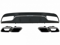 Mercedes-Benz C-Klasse (W205) C63 AMG Sport Package Style Hátsó Lökhárító Diffúzor és Kipufogóvégpár (Évj.: 2014 - 2020) by CarKitt