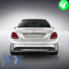 Mercedes-Benz C-Klasse (W205) C63 AMG Sport Package Style Hátsó Lökhárító Diffúzor és Kipufogóvégpár (Évj.: 2014 - 2020) by CarK