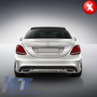 Mercedes-Benz C-Klasse (W205) C63 AMG Sport Package Style Hátsó Lökhárító Diffúzor és Kipufogóvégpár (Évj.: 2014 - 2020) by CarK