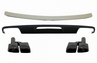 Mercedes-Benz CLS-Klasse (W218) CLS63 AMG Sport Line Style Hátsó Diffúzor, Kipufogóvég és Csomagtérspoiler (Évj.: 2011 - 2017) by CarKitt