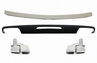 Mercedes-Benz CLS-Klasse (W218) CLS63 AMG Sport Line Style Hátsó Diffúzor, Kipufogóvég és Csomagtérspoiler (Évj.: 2011 - 2017) by CarKitt