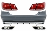 Mercedes-Benz E-Klasse (W212) E63 AMG Style Hátsó Lökhárító, Lámpapár és Kipufogóvégpár (Évj.: 2009 - 2012) by CarKitt