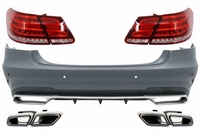 Mercedes-Benz E-Klasse (W212) E63 AMG Style Hátsó Lökhárító, Lámpapár és Kipufogóvégpár (Évj.: 2009 - 2012) by CarKitt