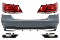 Mercedes-Benz E-Klasse (W212) E63 AMG Style Hátsó Lökhárító, Lámpapár és Kipufogóvégpár (Évj.: 2009 - 2012) by CarKitt