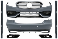 Mercedes-Benz E-Klasse (W212) E63 AMG Style Első, Hátsó Lökhárító és Kipufogóvégpár (Évj.: 2013 - 2016) by CarKitt