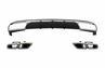 Mercedes-Benz E-Klasse (W212) OEM Style Hátsó Lökhárító Diffúzor és Kipufogóvégpár (Évj.: 2013 - 2016) by CarKitt