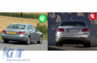 Mercedes-Benz E-Klasse (W212) OEM Style Hátsó Lökhárító Diffúzor és Kipufogóvégpár (Évj.: 2013 - 2016) by CarKitt