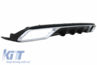 Mercedes-Benz E-Klasse (W212) OEM Style Hátsó Lökhárító Diffúzor és Kipufogóvégpár (Évj.: 2013 - 2016) by CarKitt