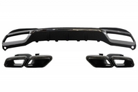 Mercedes-Benz E-Klasse (W212) AMG Sport Line Style Hátsó Lökhárító Diffúzor és Kipufogóvégpár (Évj.: 2013 - 2016) by CarKitt