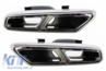 Mercedes-Benz E-Klasse (W212) AMG Sport Line Style Hátsó Lökhárító Diffúzor és Kipufogóvégpár (Évj.: 2013 - 2016) by CarKitt