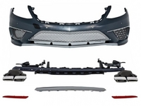 Mercedes-Benz S-Klasse (W222) S63 AMG Design Első Lökhárító, Diffúzor és Kipufogóvégpár (Évj.: 2013 - 2017.06) by CarKitt