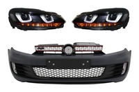 Volkswagen Golf (MK6) GTI Look Első Lökhárító és Fényszórópár (Évj.: 2008 - 2013) by CarKitt