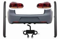 Volkswagen Golf (MK6) R20 Look Hátsó Lökhárító, Kipufogódob, Küszöbpár és Full LED Hátsó Lámpapár (Évj.: 2008 - 2012) by CarKitt