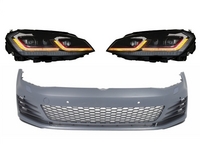Volkswagen Golf (MK7) GTI Design Első Lökhárító és LED-es, DRL Fényszórópár (Évj.: 2013 - 2017) by CarKitt