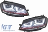Volkswagen Golf (MK7) GTI Design Első Lökhárító, Hűtőrács és 3D LED-es, DRL Fényszórópár (Évj.: 2013 - 2017) by CarKitt
