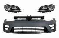 Volkswagen Golf (MK7) R-Design Első Lökhárító és Dinamikus LED-es, DRL Fényszórópár (Évj.: 2013 - 2017) by CarKitt